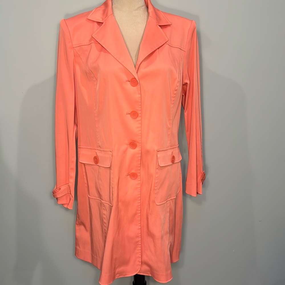 Women's Coral Longline Button Jacket
